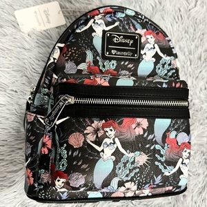 NWT Disney Little Mermaid Loungefly mini backpack